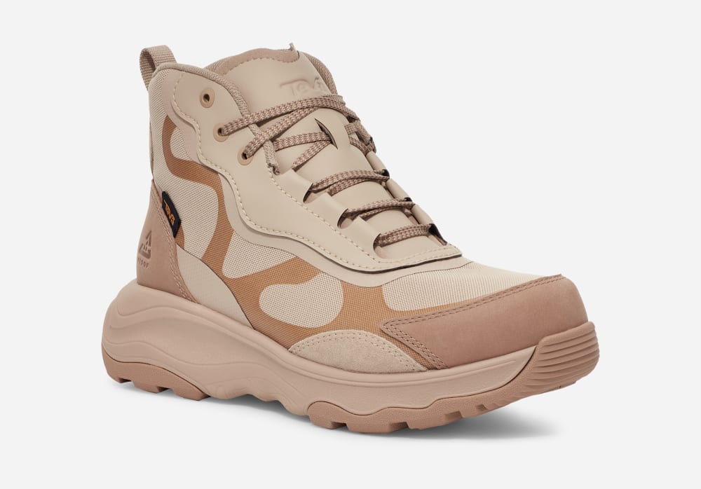 Beige Teva Geotrecca Mid Women's Hiking Boots | Ireland-2498