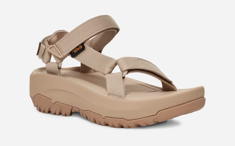 Beige Teva Hurricane Xlt2 Ampsole Men's Platform Sandals | Ireland-7532