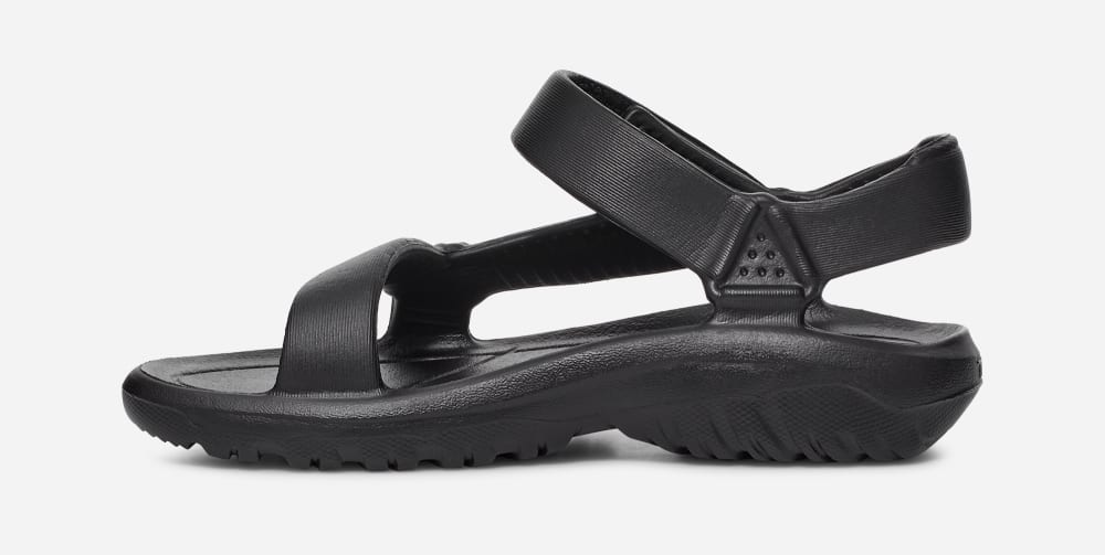 Black / Black Teva Hurricane Drift Kids' Sandals | Ireland-0943