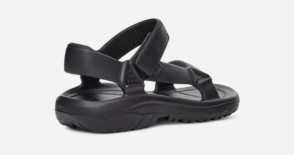 Black / Black Teva Hurricane Drift Kids' Sandals | Ireland-0943