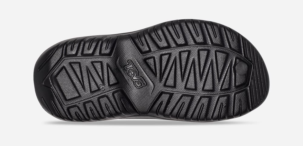 Black / Black Teva Hurricane Drift Kids' Sandals | Ireland-0943