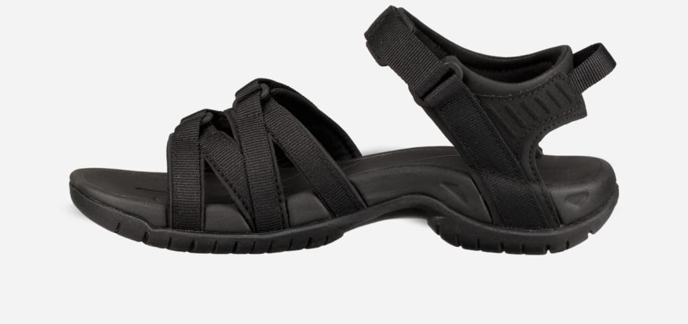 Black / Black Teva Tirra Women's Hiking Sandals | Ireland-8210