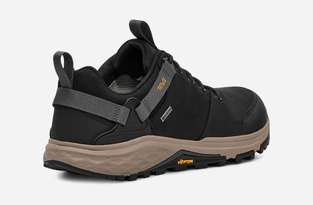 Black / Grey Teva Grandview GTX Low Men's Hiking Boots | Ireland-6534