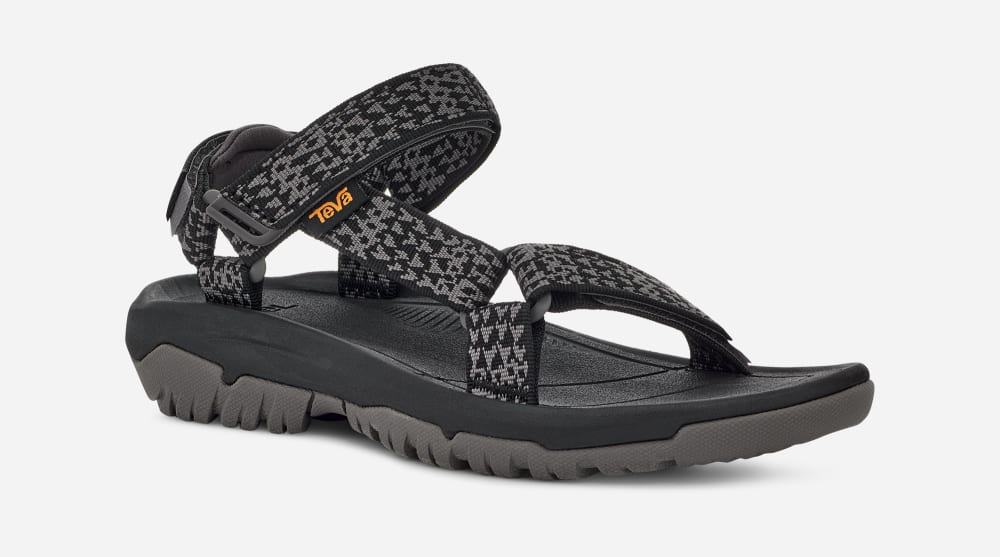 Black / Grey Teva Hurricane XLT2 Men's Hiking Sandals | Ireland-4651