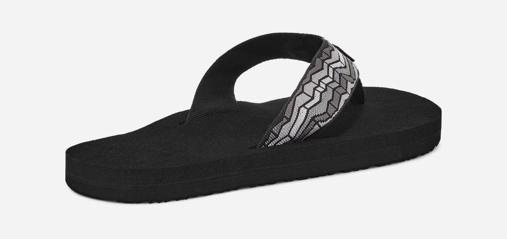 Black / Grey Teva Mush II Men's Flip Flops | Ireland-1463