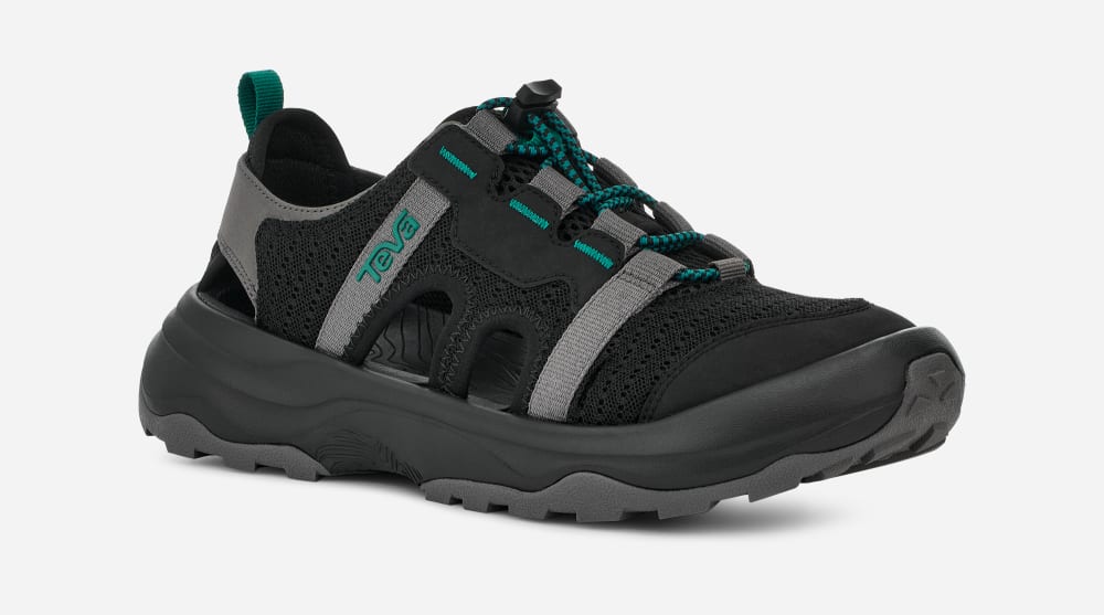 Black / Grey Teva Outflow CT Women's Hiking Shoes | Ireland-4325