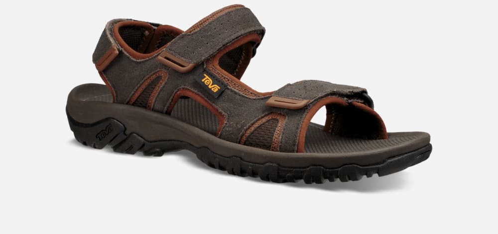 Black Olive Teva Katavi 2 Men's Hiking Sandals | Ireland-0491