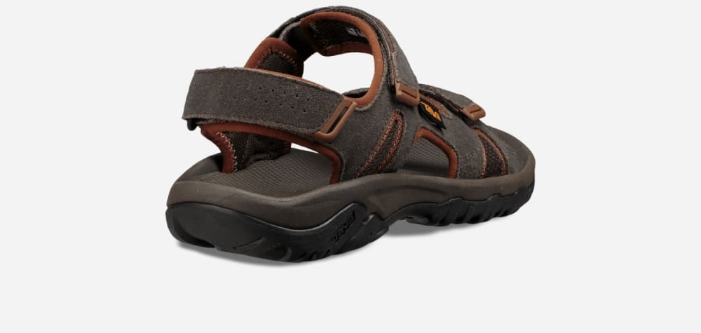 Black Olive Teva Katavi 2 Men's Hiking Sandals | Ireland-0491