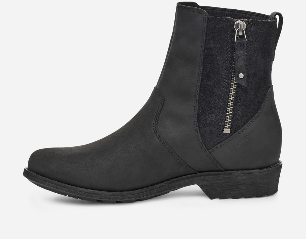 Black Teva Ellery Ankle Waterproof Women's Boots | Ireland-2945