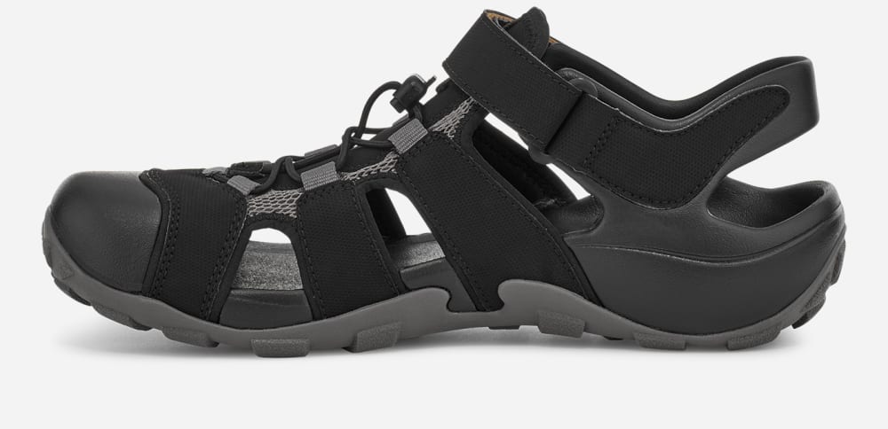 Black Teva Flintwood Men's Hiking Sandals | Ireland-5209