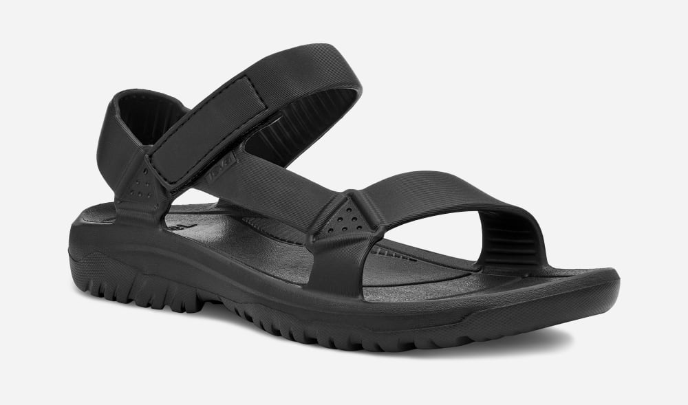 Black Teva Hurricane Drift Men's Sandals | Ireland-1970