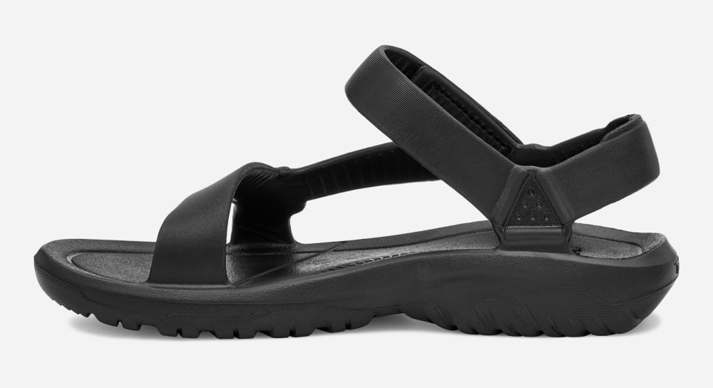 Black Teva Hurricane Drift Men's Sandals | Ireland-1970