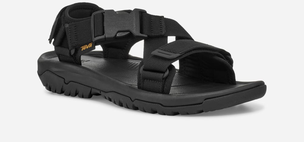 Black Teva Hurricane Verge Men's Hiking Sandals | Ireland-6509