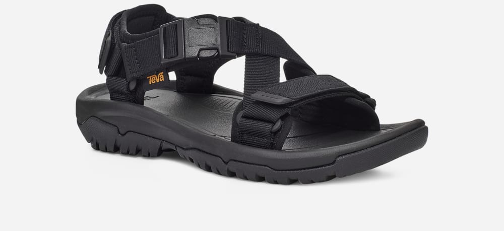 Black Teva Hurricane Verge Men's Hiking Sandals | Ireland-7320