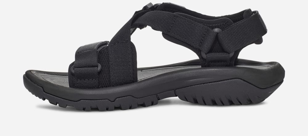 Black Teva Hurricane Verge Men's Hiking Sandals | Ireland-7320