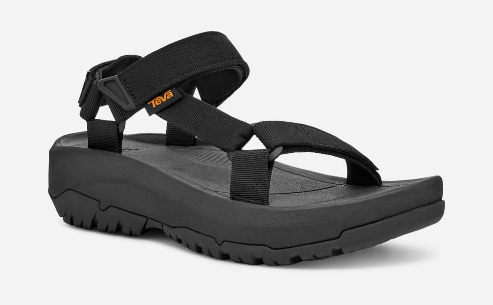 Black Teva Hurricane Xlt2 Ampsole Men's Platform Sandals | Ireland-0572