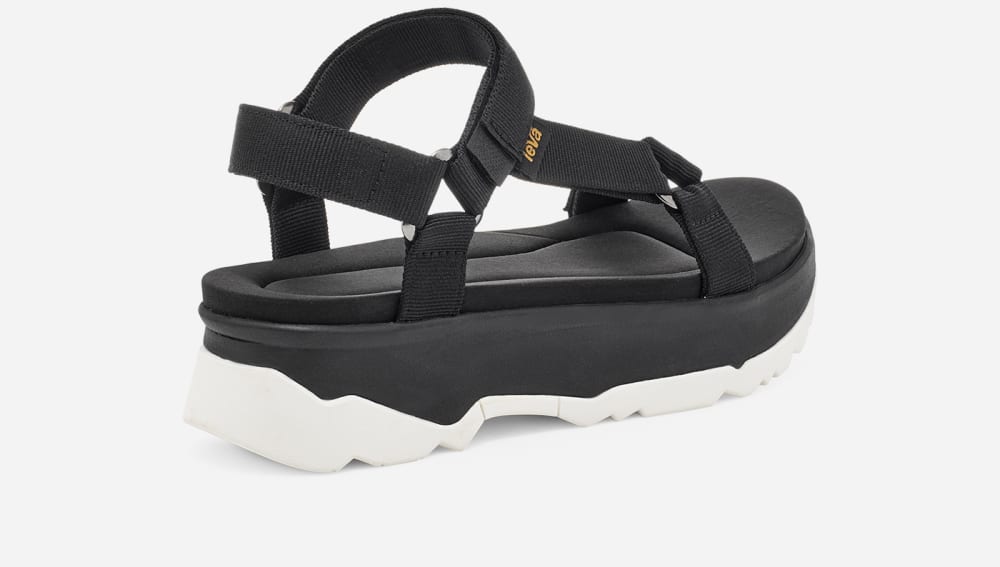 Black Teva Jadito Universal Women's Platform Sandals | Ireland-1594