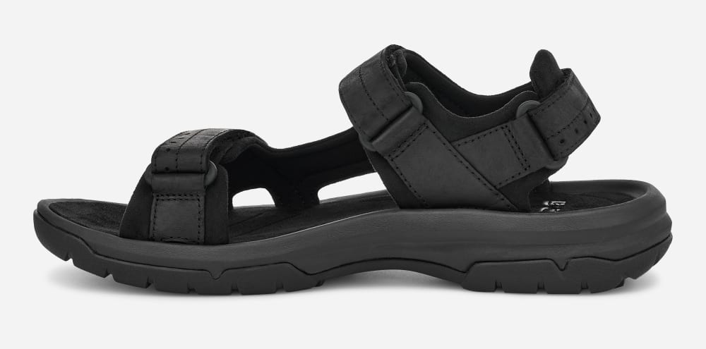 Black Teva Langdon Men's Hiking Sandals | Ireland-0739