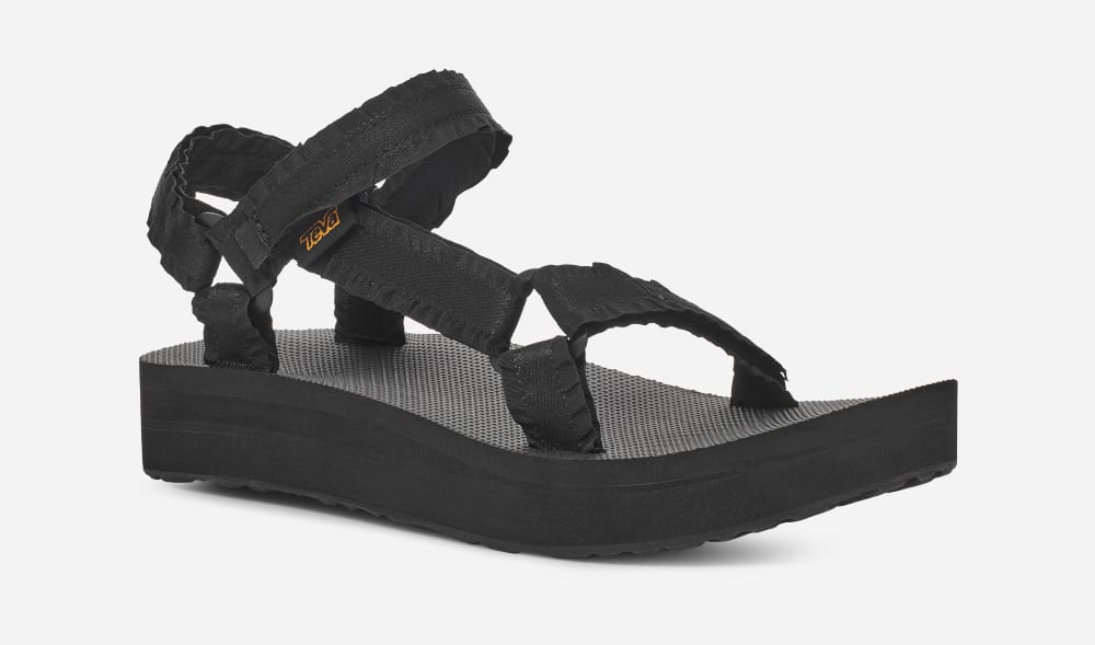 Black Teva Midform Universal Adorn Women's Sandals | Ireland-3809