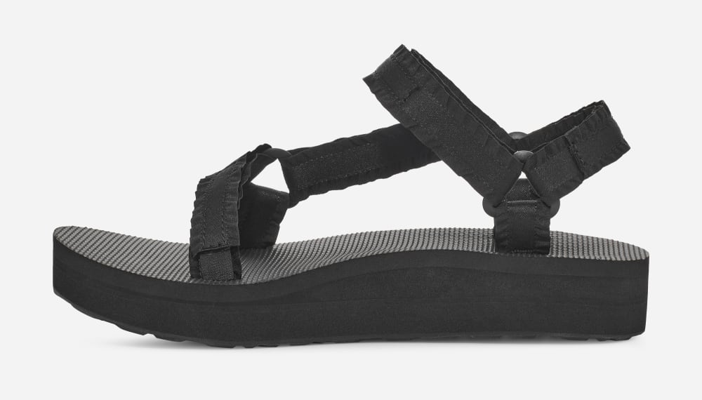 Black Teva Midform Universal Adorn Women's Sandals | Ireland-3809