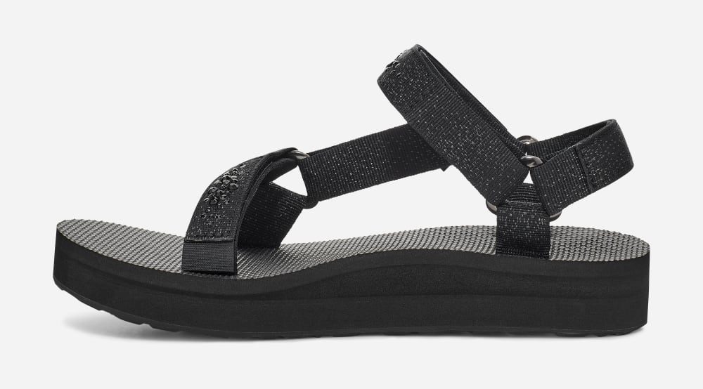 Black Teva Midform Universal Women's Sandals | Ireland-9143