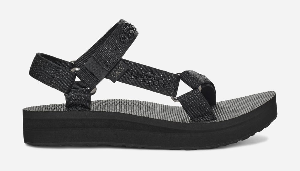 Black Teva Midform Universal Women\'s Sandals | Ireland-9143