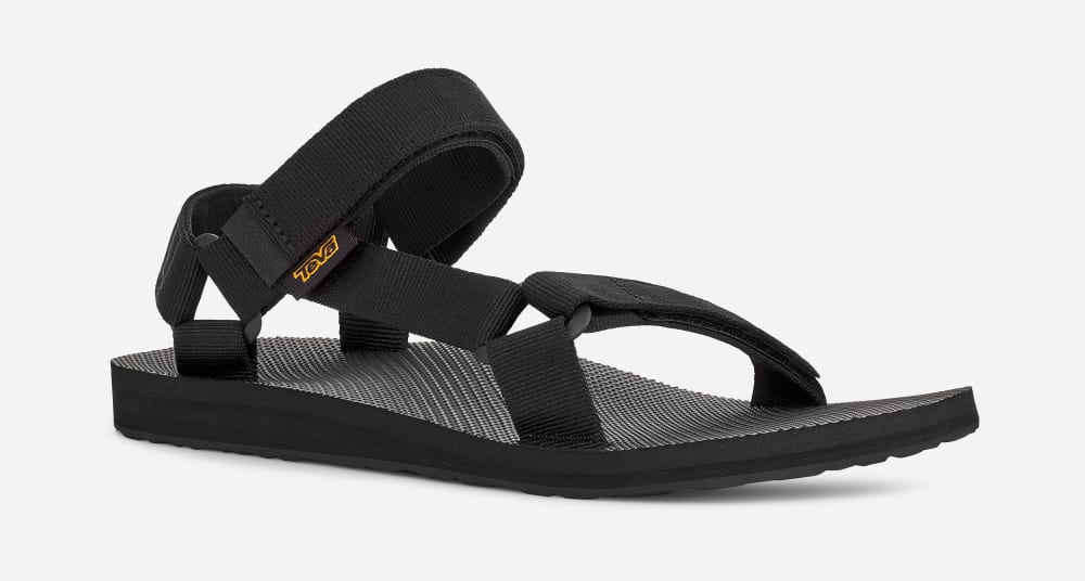 Black Teva Original Universal Men's Sandals | Ireland-0927