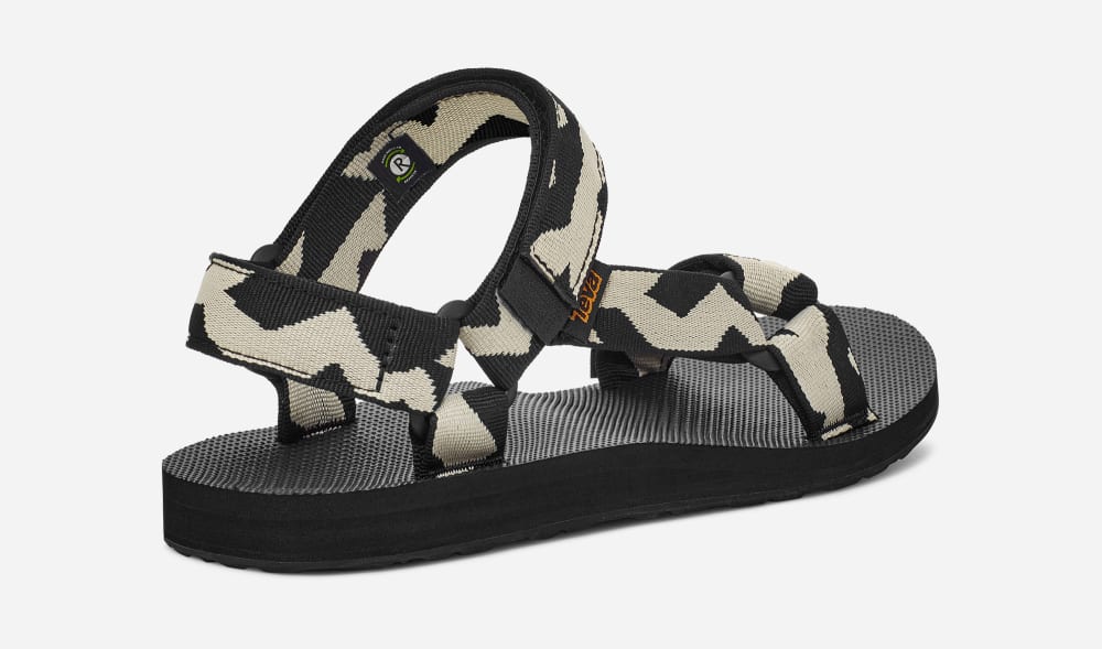 Black Teva Original Universal Men's Sandals | Ireland-3687