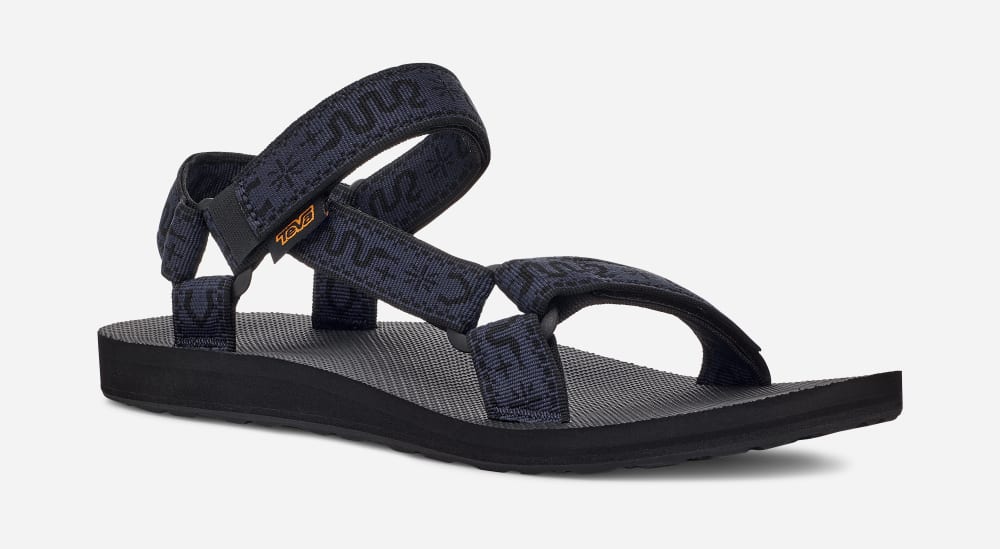 Black Teva Original Universal Men's Sandals | Ireland-4869