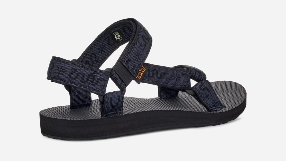 Black Teva Original Universal Men's Sandals | Ireland-4869