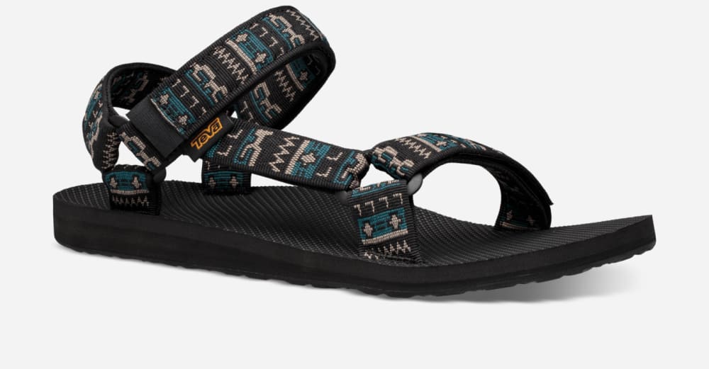 Black Teva Original Universal Men's Sandals | Ireland-7392