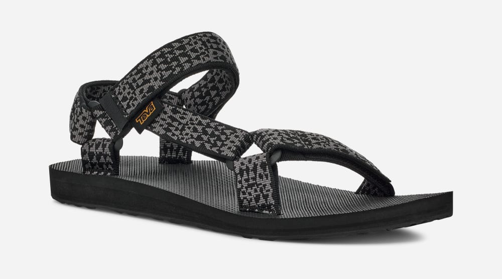 Black Teva Original Universal Men's Sandals | Ireland-7612