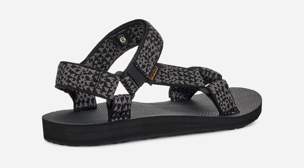 Black Teva Original Universal Men's Sandals | Ireland-7612