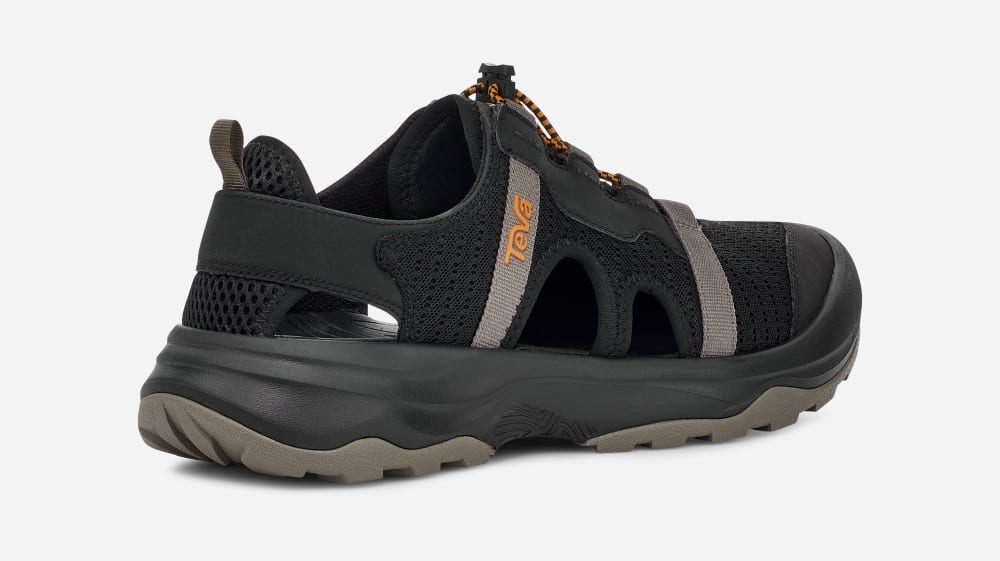 Black Teva Outflow CT Men's Sandals | Ireland-4671