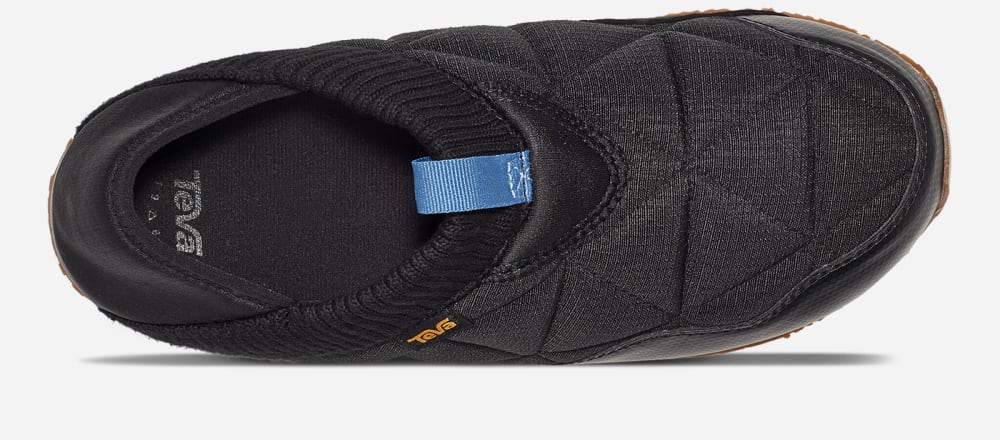 Black Teva ReEMBER Men's Slip Ons | Ireland-3791