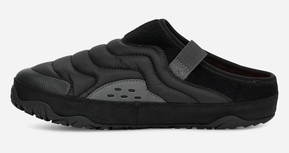 Black Teva ReEMBER TERRAIN Men's Slip Ons | Ireland-9586