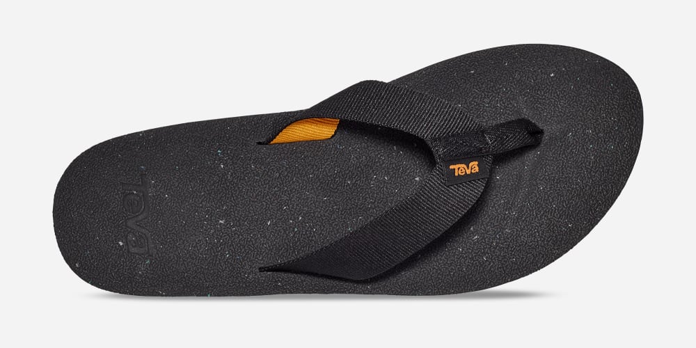 Black Teva Reflip Women's Flip Flops | Ireland-5864