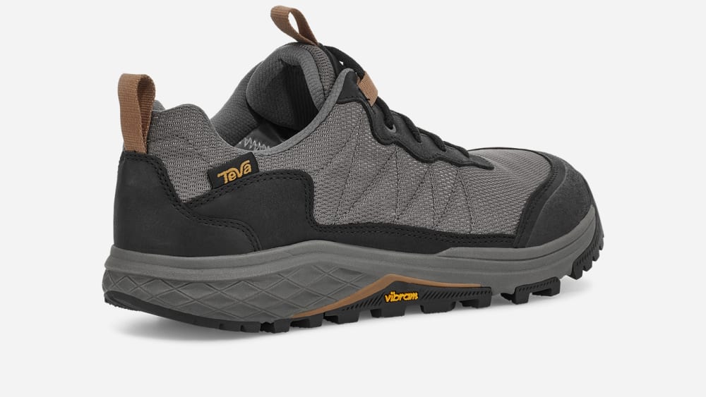 Black Teva Ridgeview Low Men's Hiking Boots | Ireland-2589