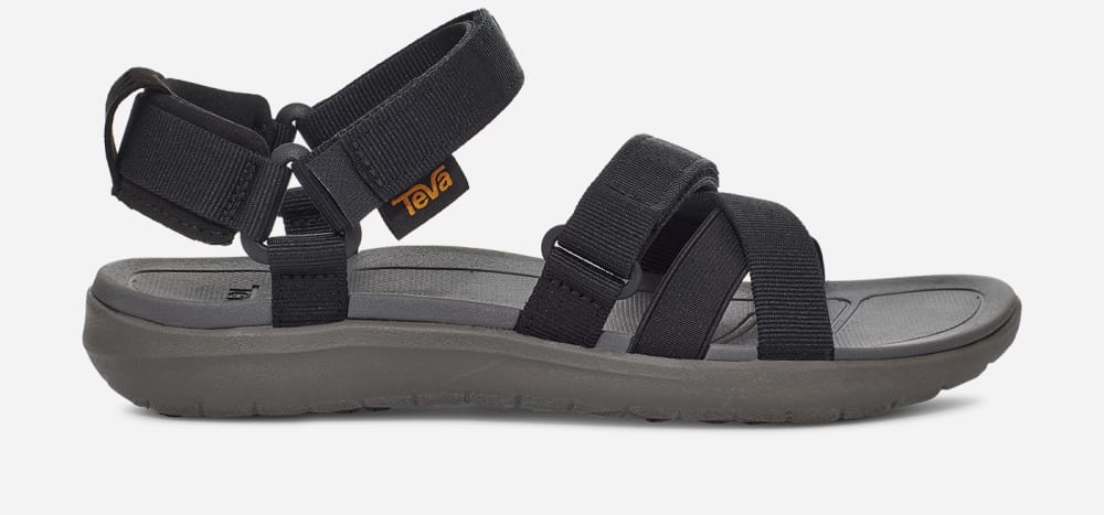 Black Teva Sanborn Mia Women\'s Hiking Sandals | Ireland-2437