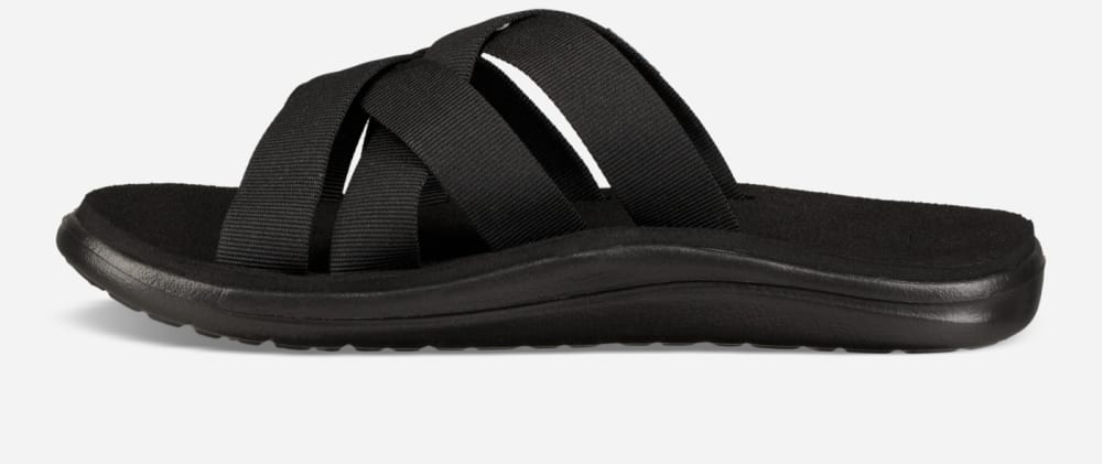 Black Teva Voya Women's Slide | Ireland-8941