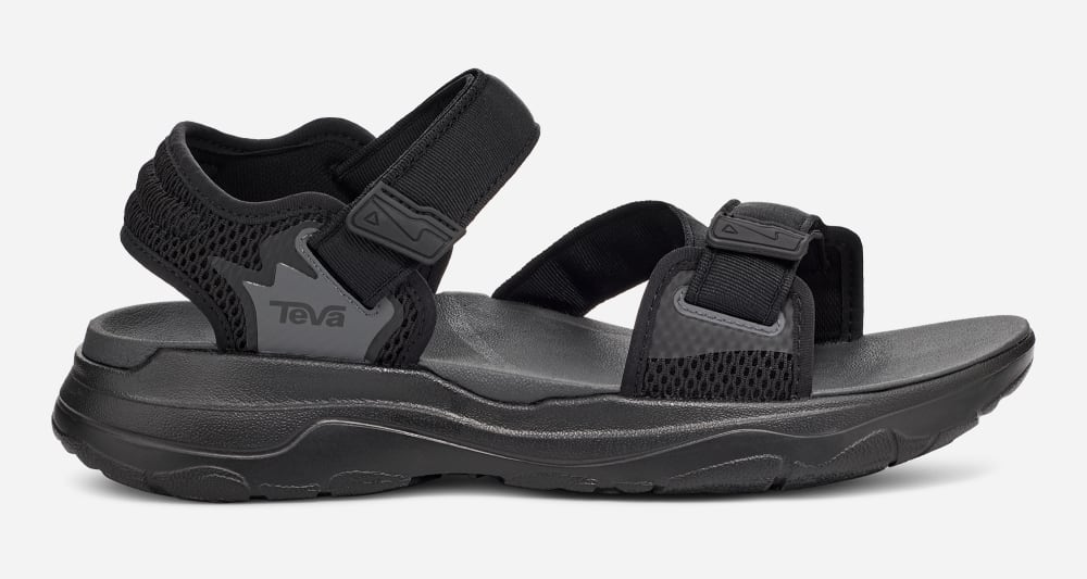 Black Teva Zymic Men\'s Sandals | Ireland-7230