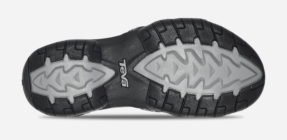 Black / White Teva Tirra Women's Hiking Sandals | Ireland-8561