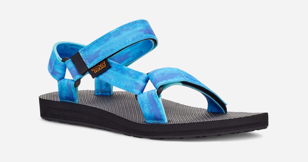 Blue Teva Original Universal Tie-Dye Women's Sandals | Ireland-0864