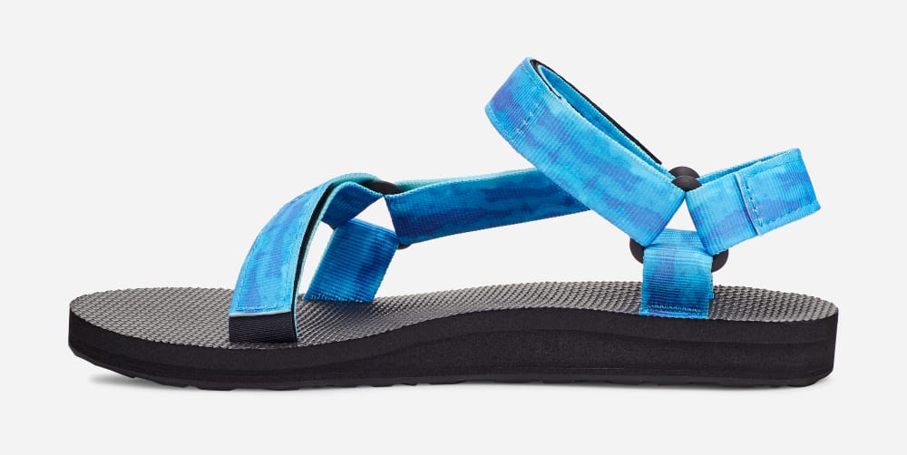 Blue Teva Original Universal Tie-Dye Women's Sandals | Ireland-0864