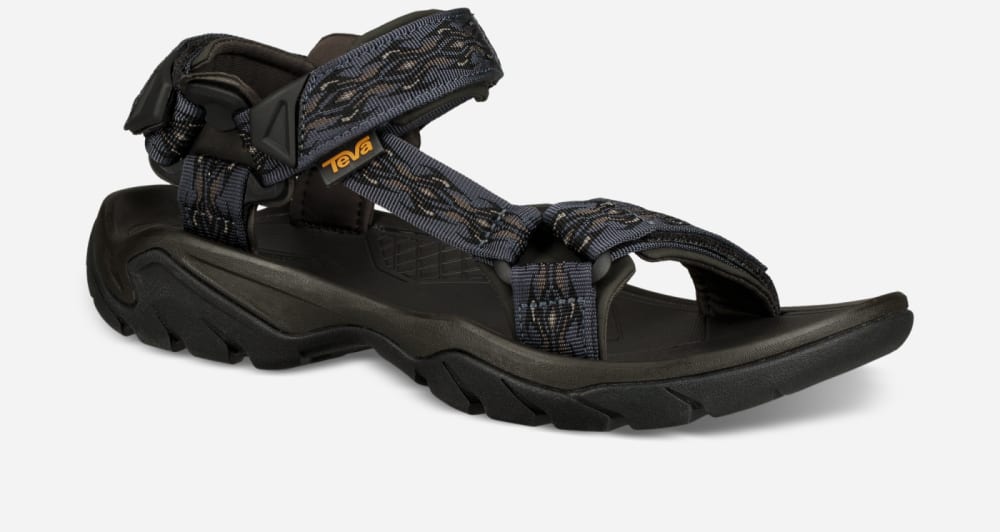 Blue Teva Terra Fi 5 Universal Men's Hiking Sandals | Ireland-8412