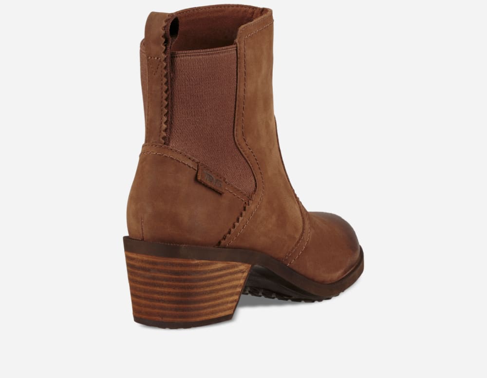 Brown Teva Anaya Chelsea Waterproof Women's Boots | Ireland-9345