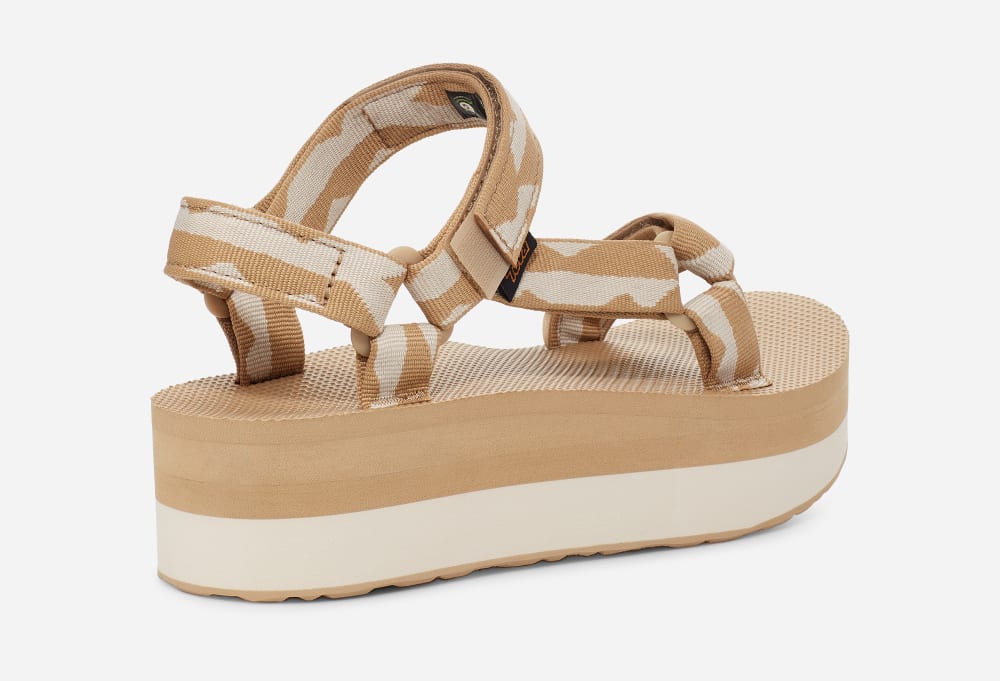 Brown Teva Flatform Universal Women's Platform Sandals | Ireland-0478