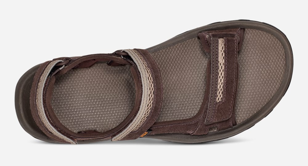 Brown Teva Hudson Men's Sandals | Ireland-0237