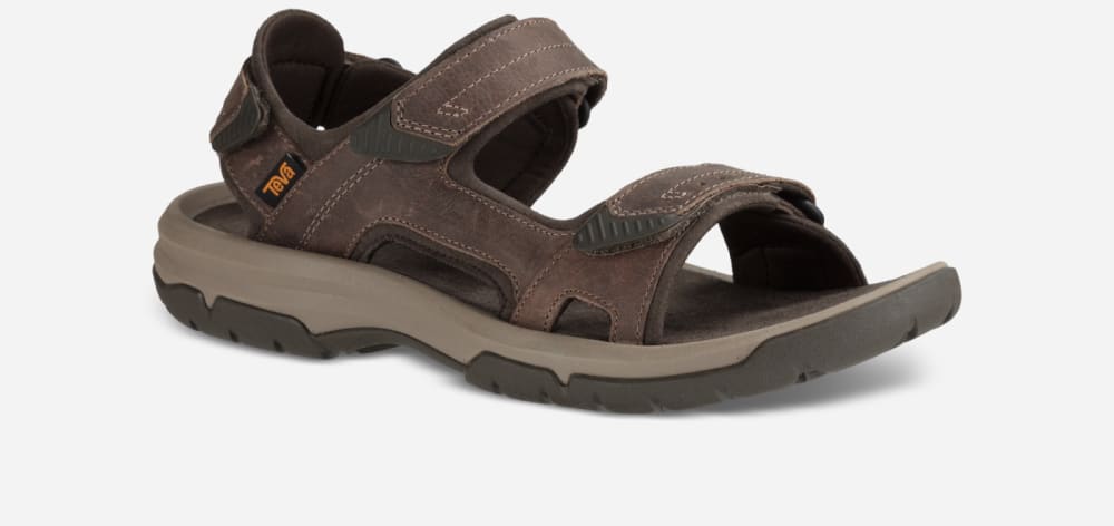 Brown Teva Langdon Men's Hiking Sandals | Ireland-6045