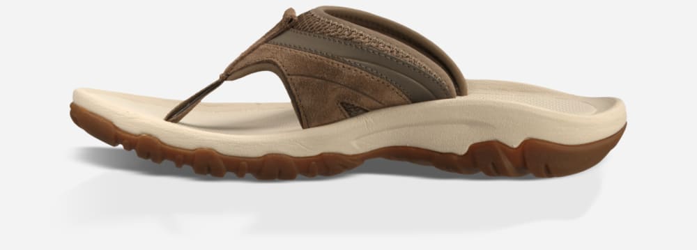 Brown Teva Pajaro Men's Flip Flops | Ireland-4385